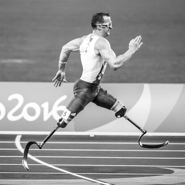 Blade Runner - Man Blade Running at Rio 2016 Paralympics
