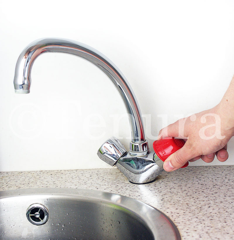 tenura bottle opener used on faucet