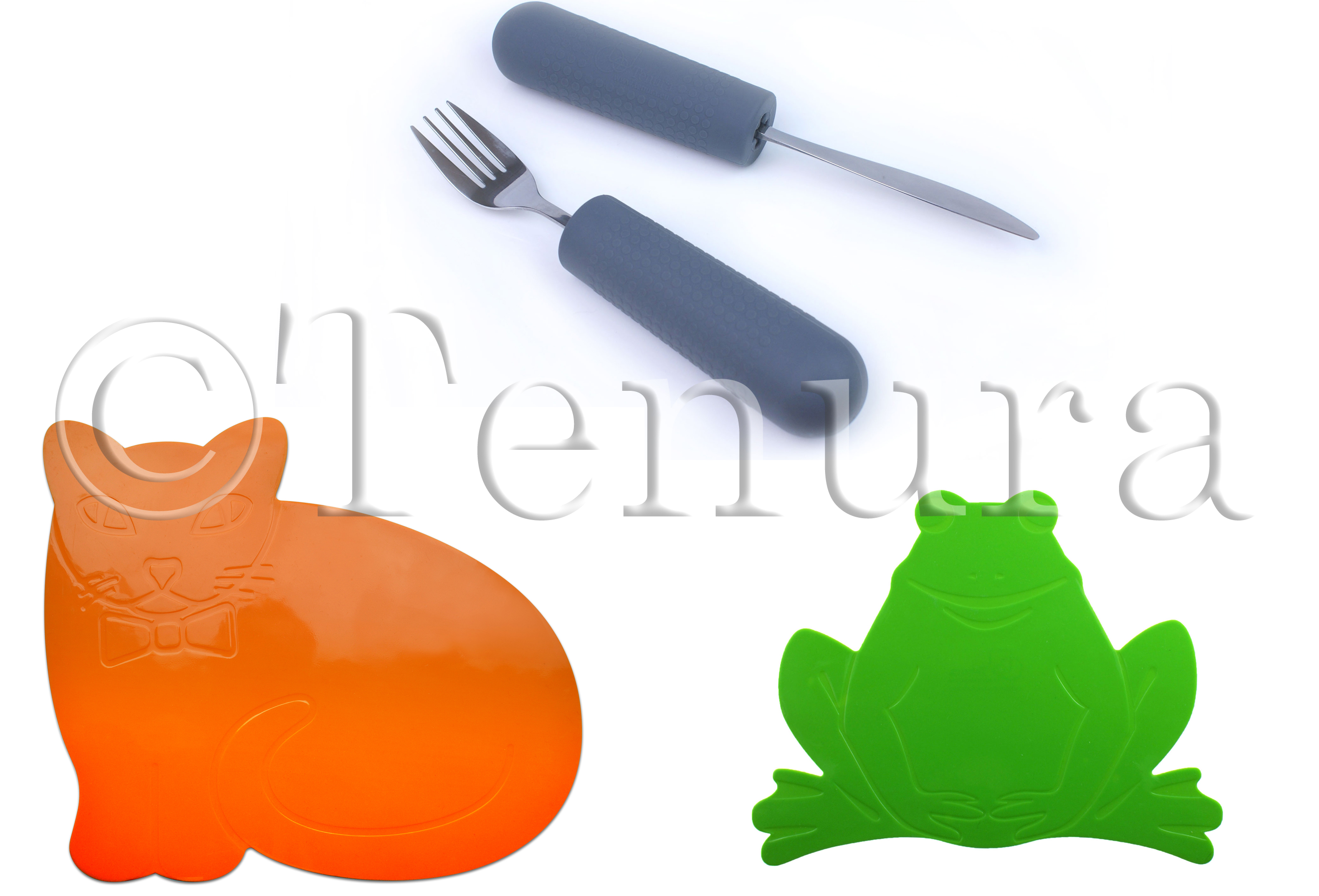 tenura childrens anti slip mats and tenura cutlery grips