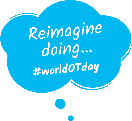 World OT Day 2020 Bubble Reimagine Doing Slogan