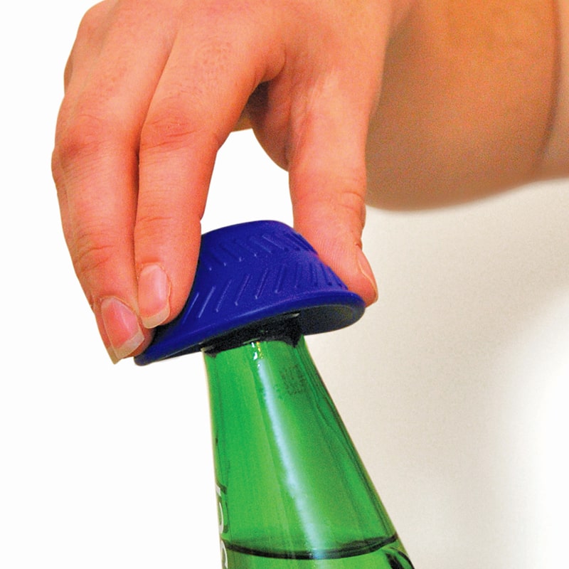 Minigrip Jar Opener 3-Pack for Seniors, Weak Hands, Arthritis - Easy Grip Opener for Jars & Bottles - Purple/Pink/Red
