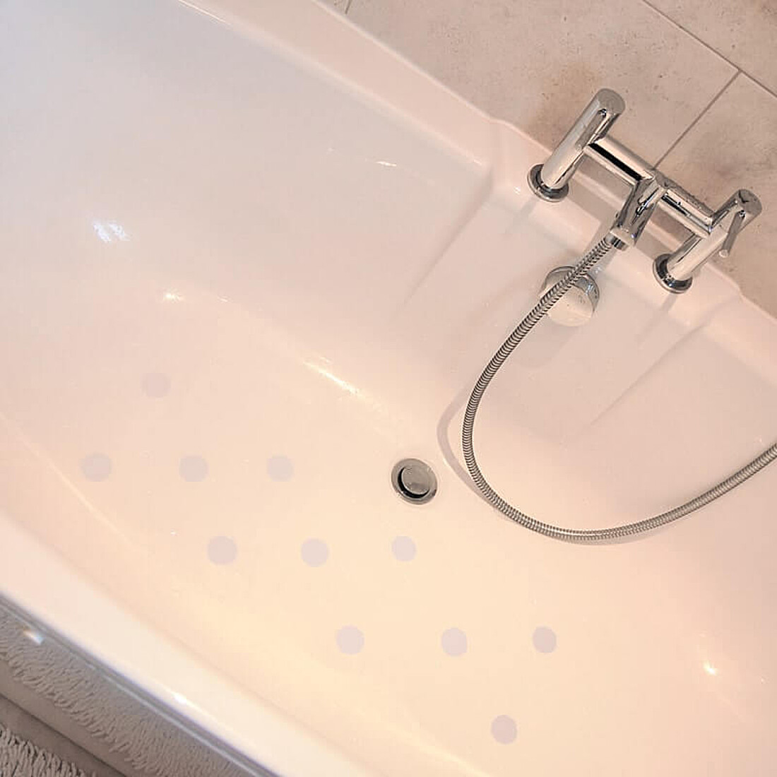 Aqua Safe Bathroom Anti-Slip Stickers (Strips & Discs) - Image 2
