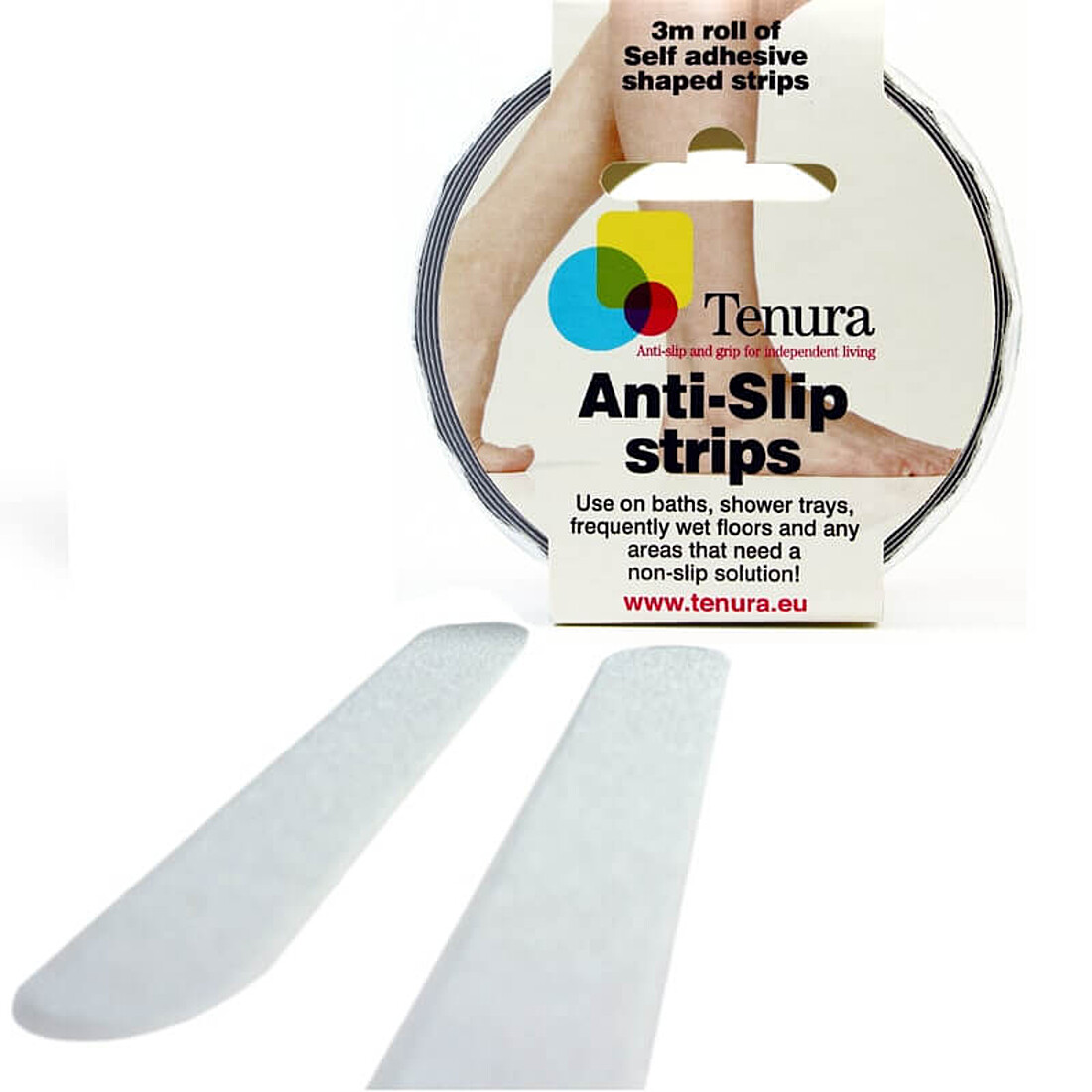 Aqua Safe Bathroom Anti-Slip Stickers (Strips & Discs) - Image 5