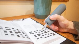 Cutlery Grip for Crossword Game
