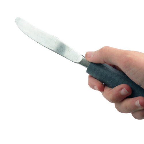 T-PCG-G-Grey-Childrens-Cutlery-Grip-Knife-Studio-4