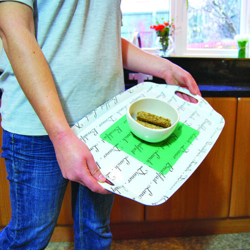 T-EG-2 Green Extreme Mat Coffee Tray as Tray Liner-Not Level-1